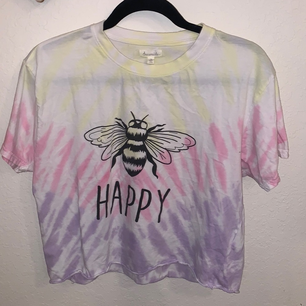 Bee happy tee